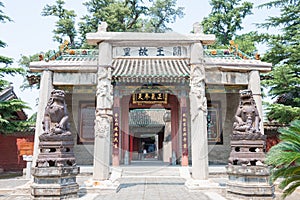 Changping Guandi Temple. a famous historic site in Yuncheng, Shanxi, China.