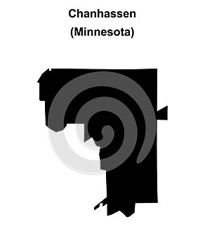 Chanhassen outline map