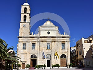 Chania cathedral dedicated to Panagia Trimartyri