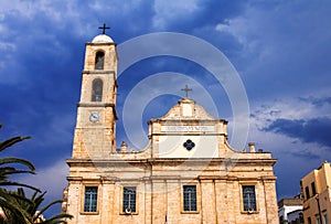 Chania Cathedral, dedicated to Panagia Trimartyri Virgin of the Three Martyrs in Chania Old Town