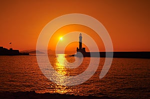 Chania harbor