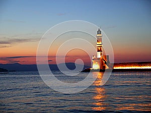 Chania Lighthouse photo