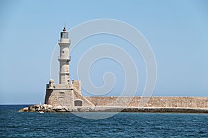 Chania Lighthouse, Crete, Greece