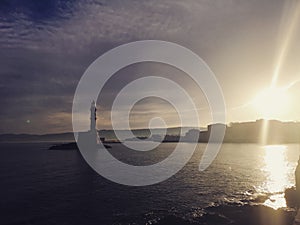 Chania lighthouse, Crete, Greece