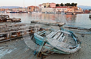 Chania old boat.