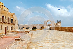 Chania. Old coast fortifications.