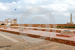Chania. Old coast fortifications.