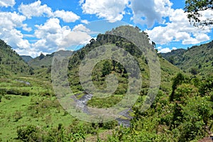 Chania River in Aberdare Ranges, Kenya