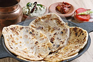 Channa Daal Parantha is an Indian flatbread