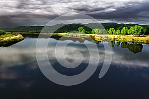 Channel Danube-Tisa-Danube in Serbia