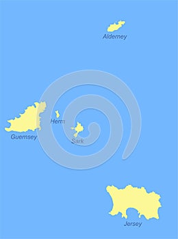 Channel islands map - cdr format