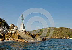 Channel marker in Mexico