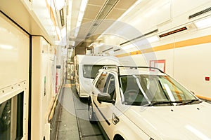 Channel Tunnel train carriage