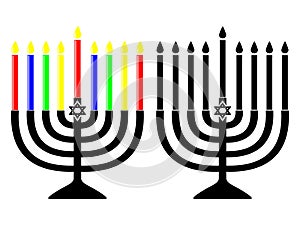 Channukah Menorahs