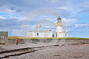 Chanonry Point Lighthouse, Scotland, UK