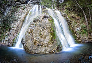 Chantara falls in the troodos mountains