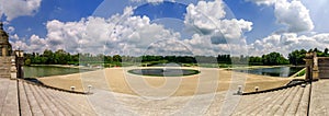 Chantilly castle view, Il-de-France, Paris region