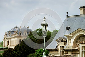 Chantilly castle view, Il-de-France, Paris region