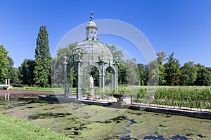 Chantilly city with its parks, stables and castle photo