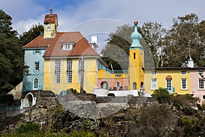 The Chantry and Onion Dome in Portmeirion, North Wales, UK photo