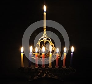 Chanuka candles