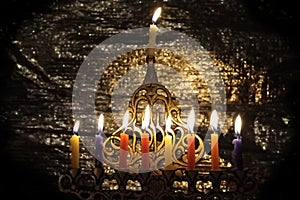 Chanuka candles