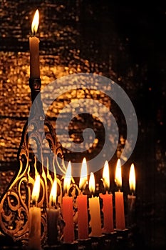 Chanuka candles