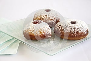 Chanukah Jelly Doughnuts photo