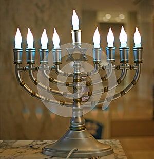 Chanukah menorah