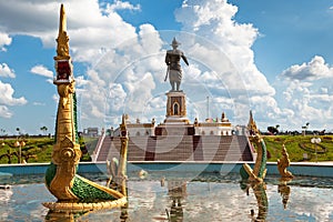 Chao Fa Ngum Statue in Vientiane