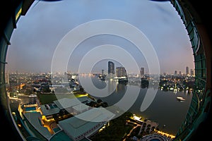 Chao Phraya river in Bangkok