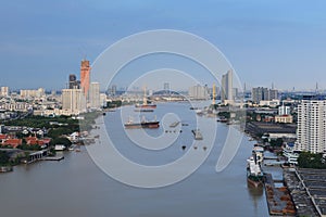 Chao Phraya River, Bangkok City, Thailand
