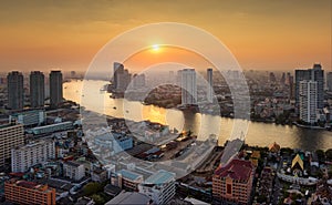 Chao Phraya River bangkok ,thailand