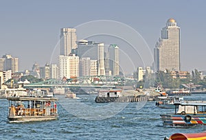 Chao Praya River in Bangkok photo