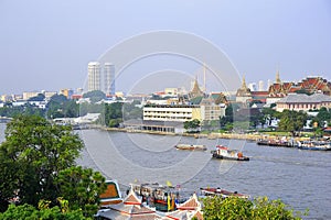 The Chao Praya River in Bangkok photo