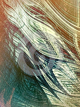 Chaos abstract background - digitally generated image