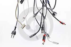 Chaos with different USB and other plugs for connecting smartphones