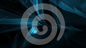 Chaos geometric polygon shapes, abstract technology background photo