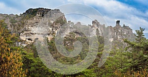 Chaos of Montpellier-le-Vieux in Cevennes National Park, France