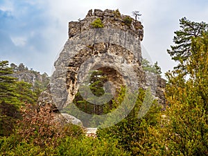 Chaos of Montpellier-le-Vieux in Cevennes National Park, France