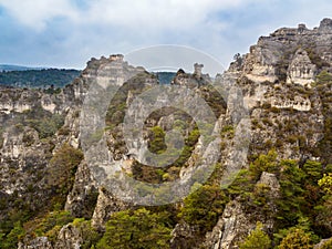 Chaos of Montpellier-le-Vieux in Cevennes National Park, France