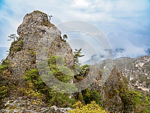 Chaos of Montpellier-le-Vieux in Cevennes National Park, France