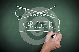 Chaos or Order