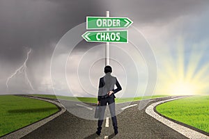 Chaos and order choice 1