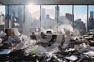 Chaos Unleashed: A Captivating Glimpse into the Modern Office Battleground