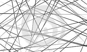 Chaotic abstract lines vector pattern background