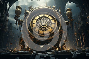 Chaotic carnival of time with clockwork