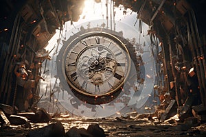 Chaotic carnival of time with clockwork