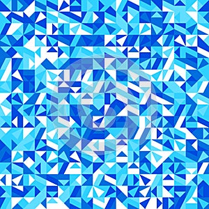 Random chaotic triangle mosaic pattern background design