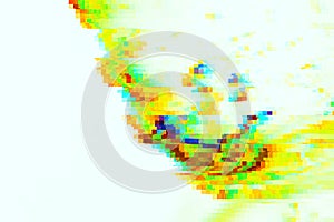 Chaotic Light Streak Background Texture - Stock image